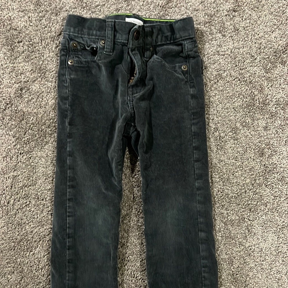 Boys 3T Crewcuts (J Crew) gray couduroy pants